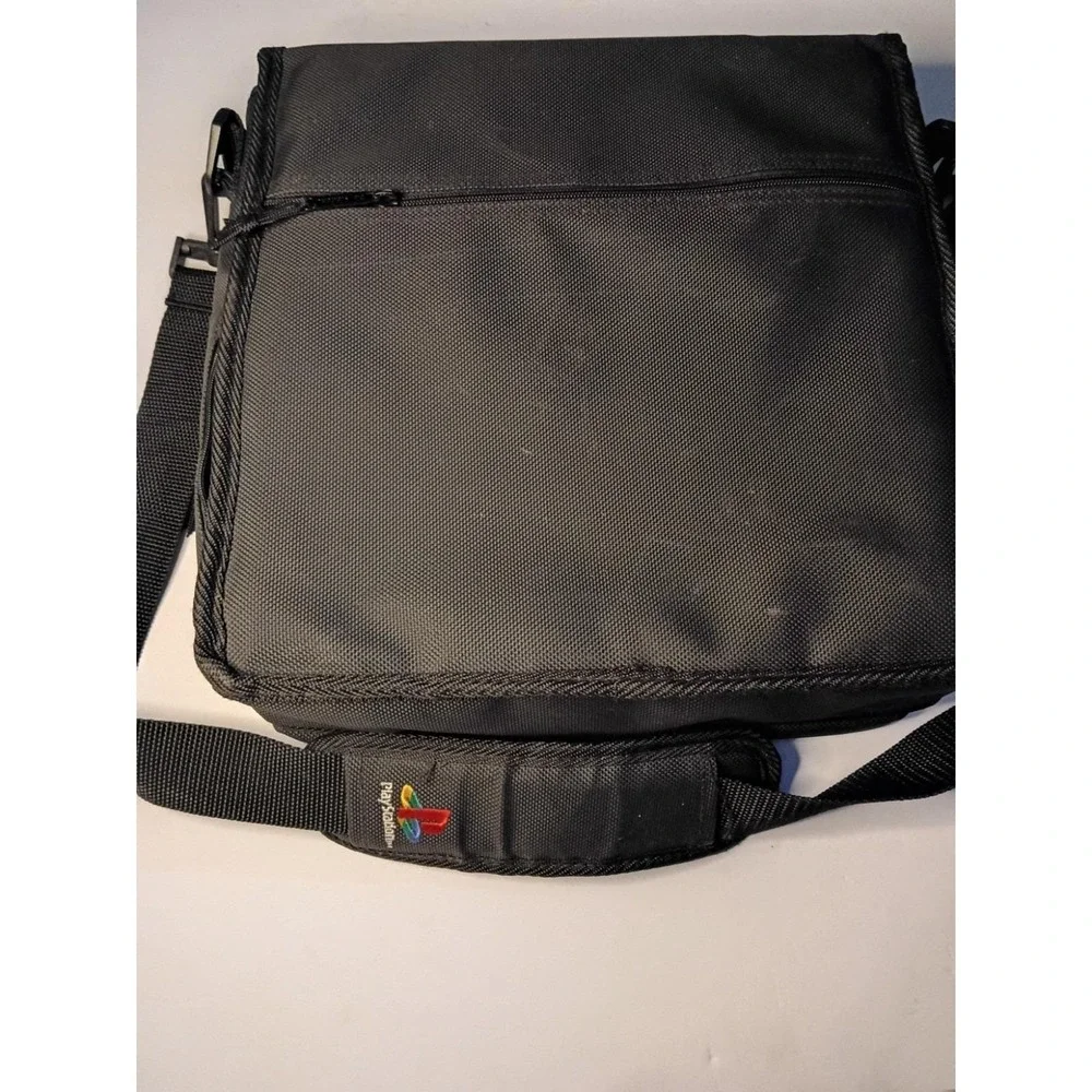 Vintage Sony Playstation 1 PS1 OEM Official Carrying Travel Bag Case w/ Strap